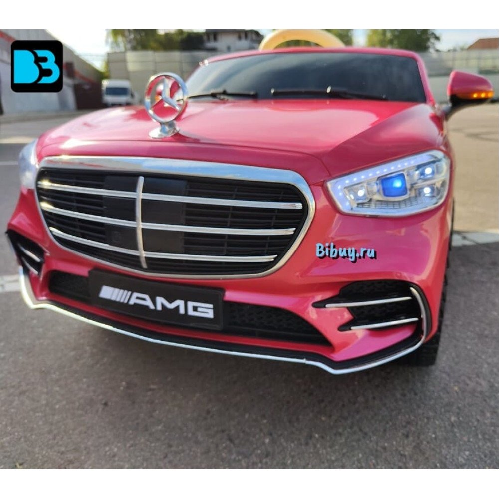 Детский электромобиль Mercedes-Benz М333БХ розовый глянец