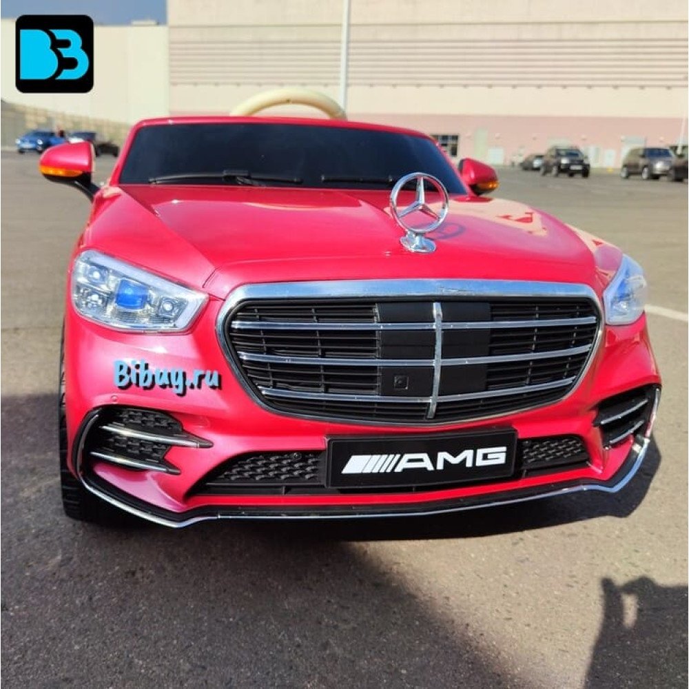 Детский электромобиль Mercedes-Benz М333БХ розовый глянец