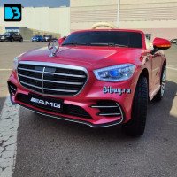 Детский электромобиль Mercedes-Benz М333БХ розовый глянец