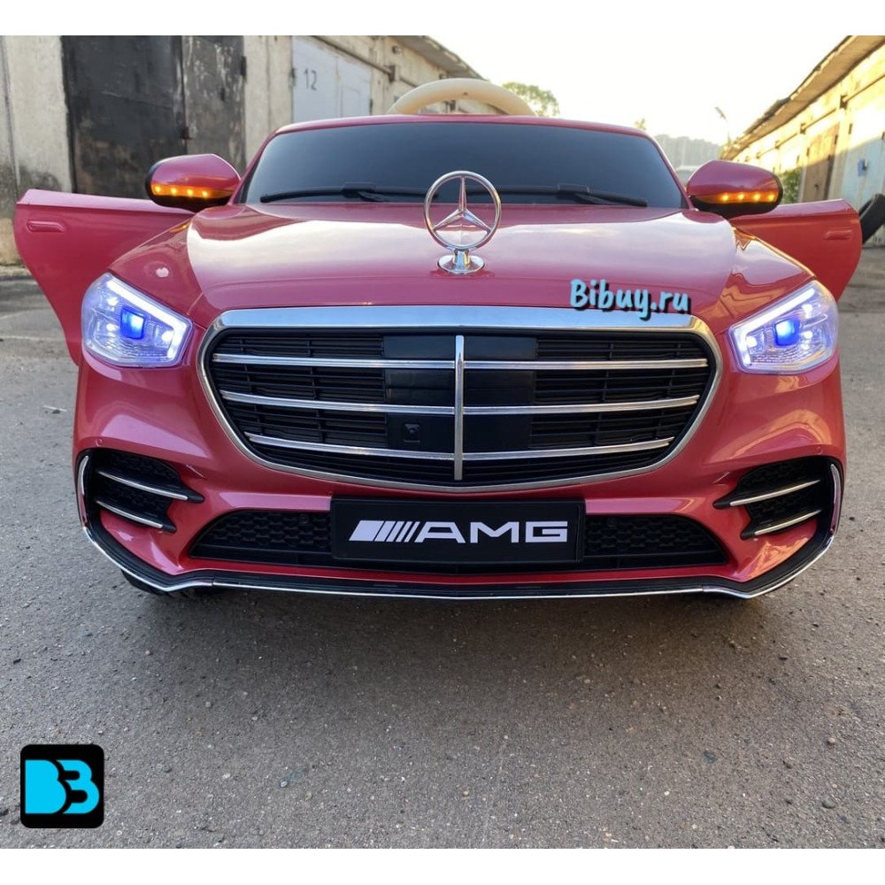Детский электромобиль Mercedes-Benz М333БХ розовый глянец