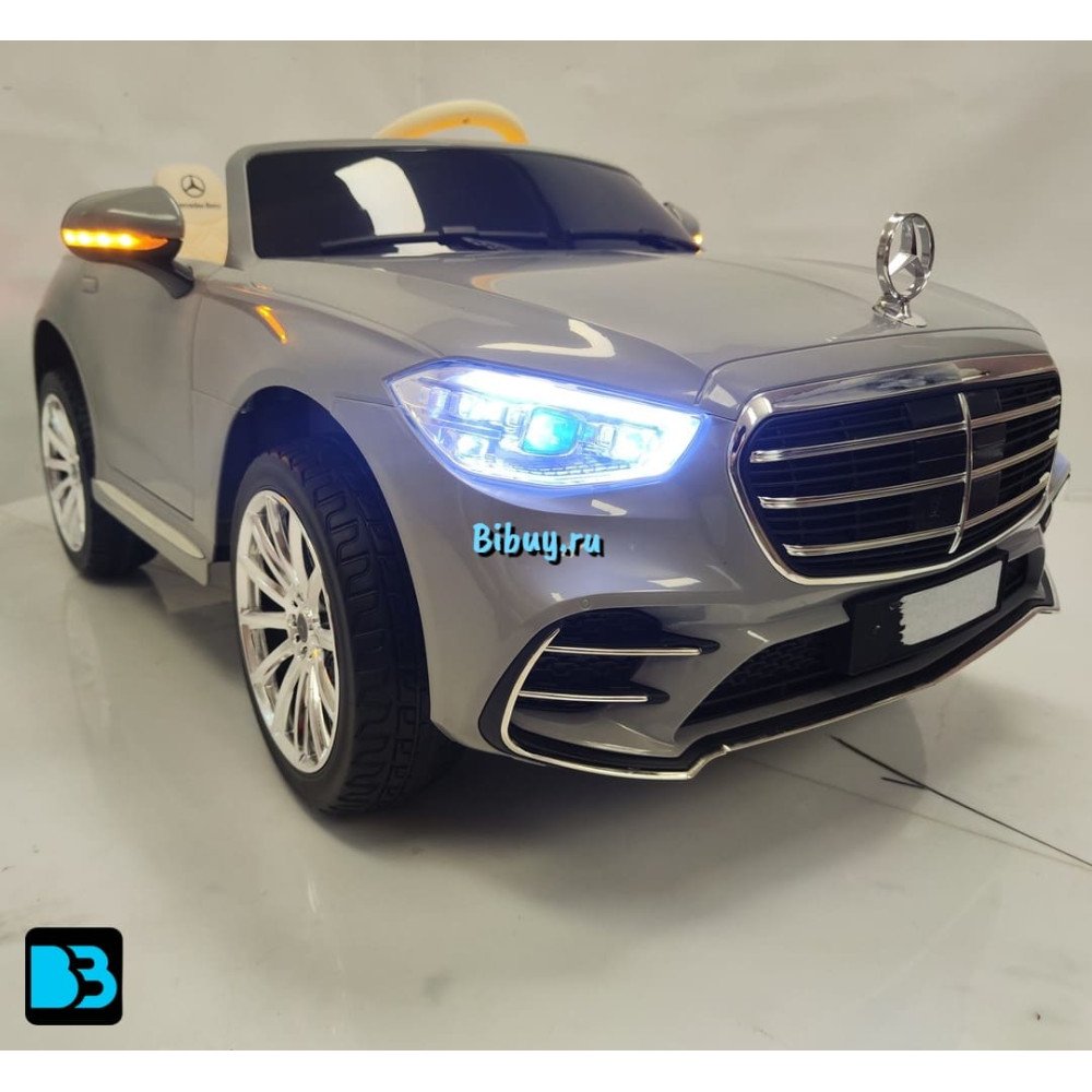 Детский электромобиль М333БХ 4WD серый