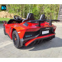 Детская машина Lamborghini Aventador SV (M777MM) красная, максимальная нагрузка 100 кг
