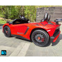 Детская машина Lamborghini Aventador SV (M777MM) красная, максимальная нагрузка 100 кг