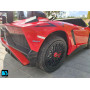 Детская машина Lamborghini Aventador SV (M777MM) красная, максимальная нагрузка 100 кг