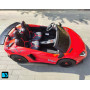 Детская машина Lamborghini Aventador SV (M777MM) красная, максимальная нагрузка 100 кг
