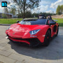 Детская машина Lamborghini Aventador SV (M777MM) красная, максимальная нагрузка 100 кг