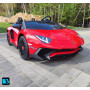 Детская машина Lamborghini Aventador SV (M777MM) красная, максимальная нагрузка 100 кг