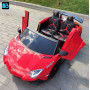 Детская машина Lamborghini Aventador SV (M777MM) красная, максимальная нагрузка 100 кг