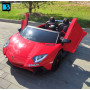 Детская машина Lamborghini Aventador SV (M777MM) красная, максимальная нагрузка 100 кг