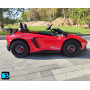 Детская машина Lamborghini Aventador SV (M777MM) красная, максимальная нагрузка 100 кг