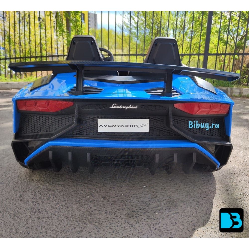 Детский электромобиль Lamborghini Aventador SV (M777MM) синий