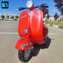 Детский электроскутер VESPA (M888MM) красный