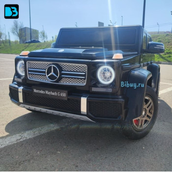 Большой электромобиль Mercedes-Maybach G650 Landaulet (M999MM) черный