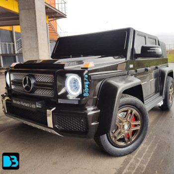 Большой электромобиль Mercedes-Maybach G650 Landaulet (M999MM) черный
