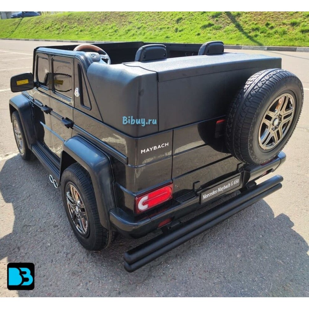 Большой электромобиль Mercedes-Maybach G650 Landaulet (M999MM) черный