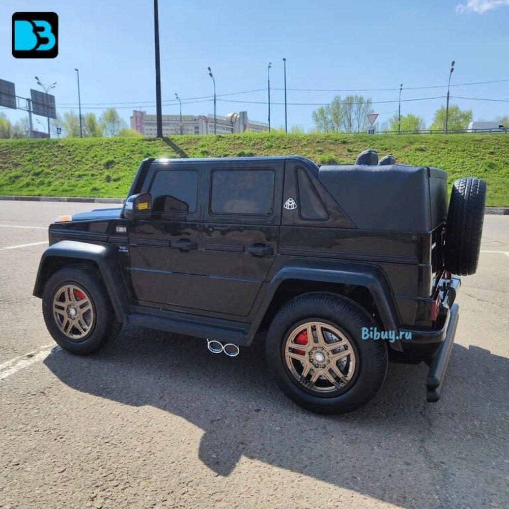 Большой электромобиль Mercedes-Maybach G650 Landaulet (M999MM) черный