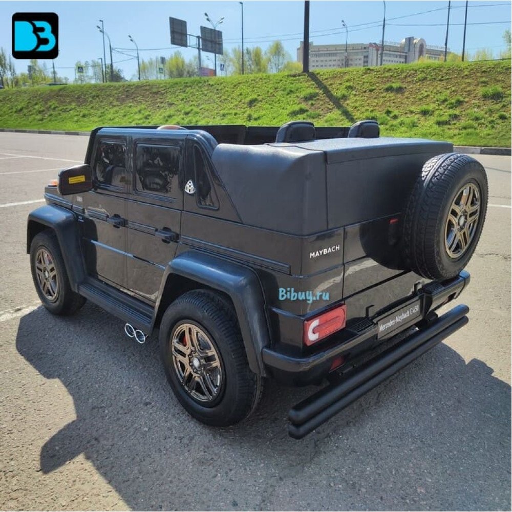 Большой электромобиль Mercedes-Maybach G650 Landaulet (M999MM) черный