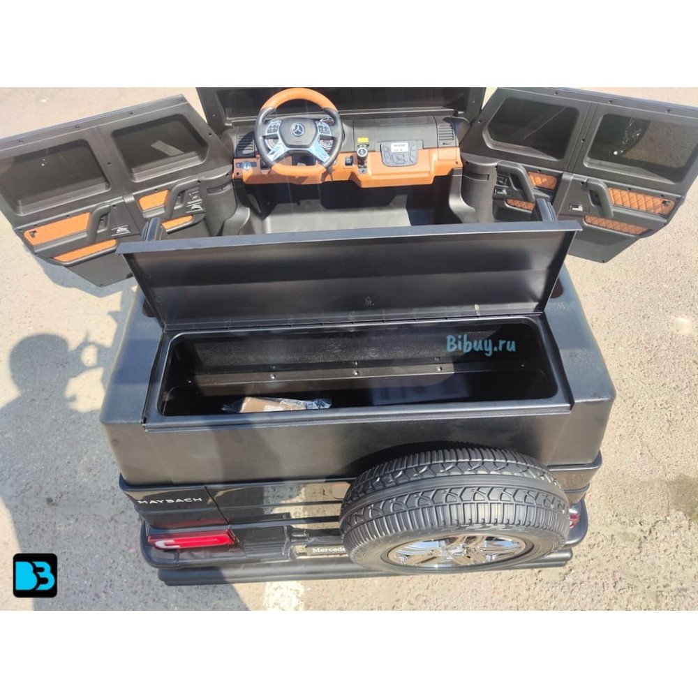 Большой электромобиль Mercedes-Maybach G650 Landaulet (M999MM) черный