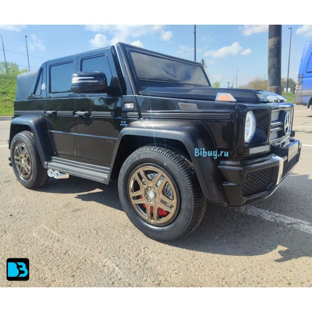 Большой электромобиль Mercedes-Maybach G650 Landaulet (M999MM) черный