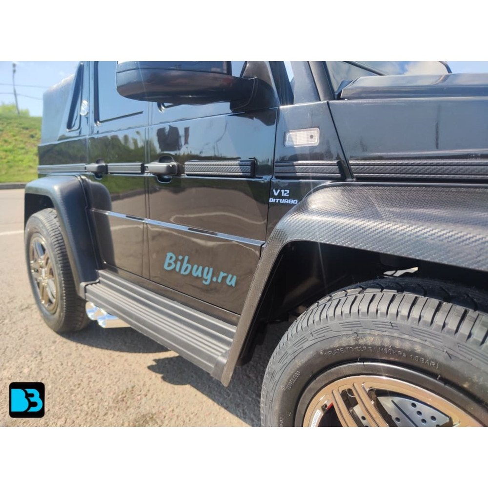 Большой электромобиль Mercedes-Maybach G650 Landaulet (M999MM) черный