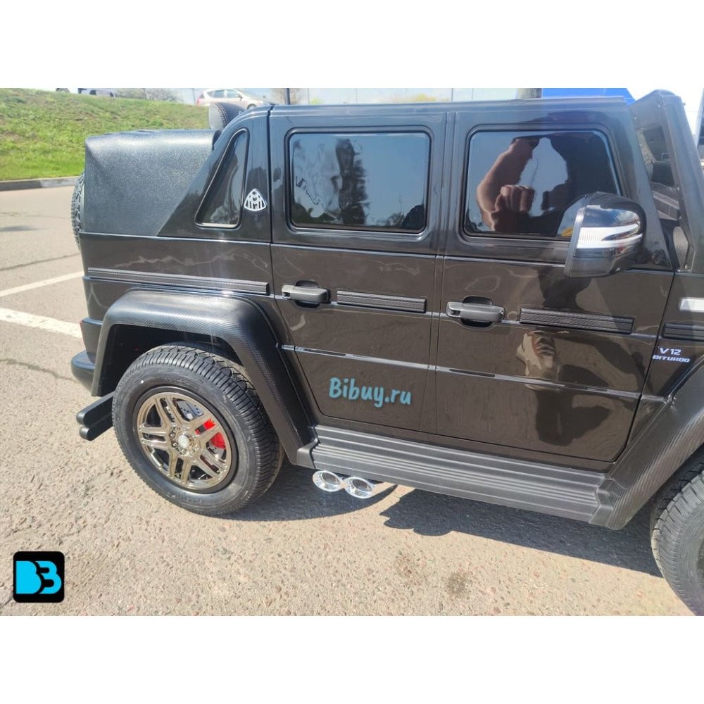 Большой электромобиль Mercedes-Maybach G650 Landaulet (M999MM) черный
