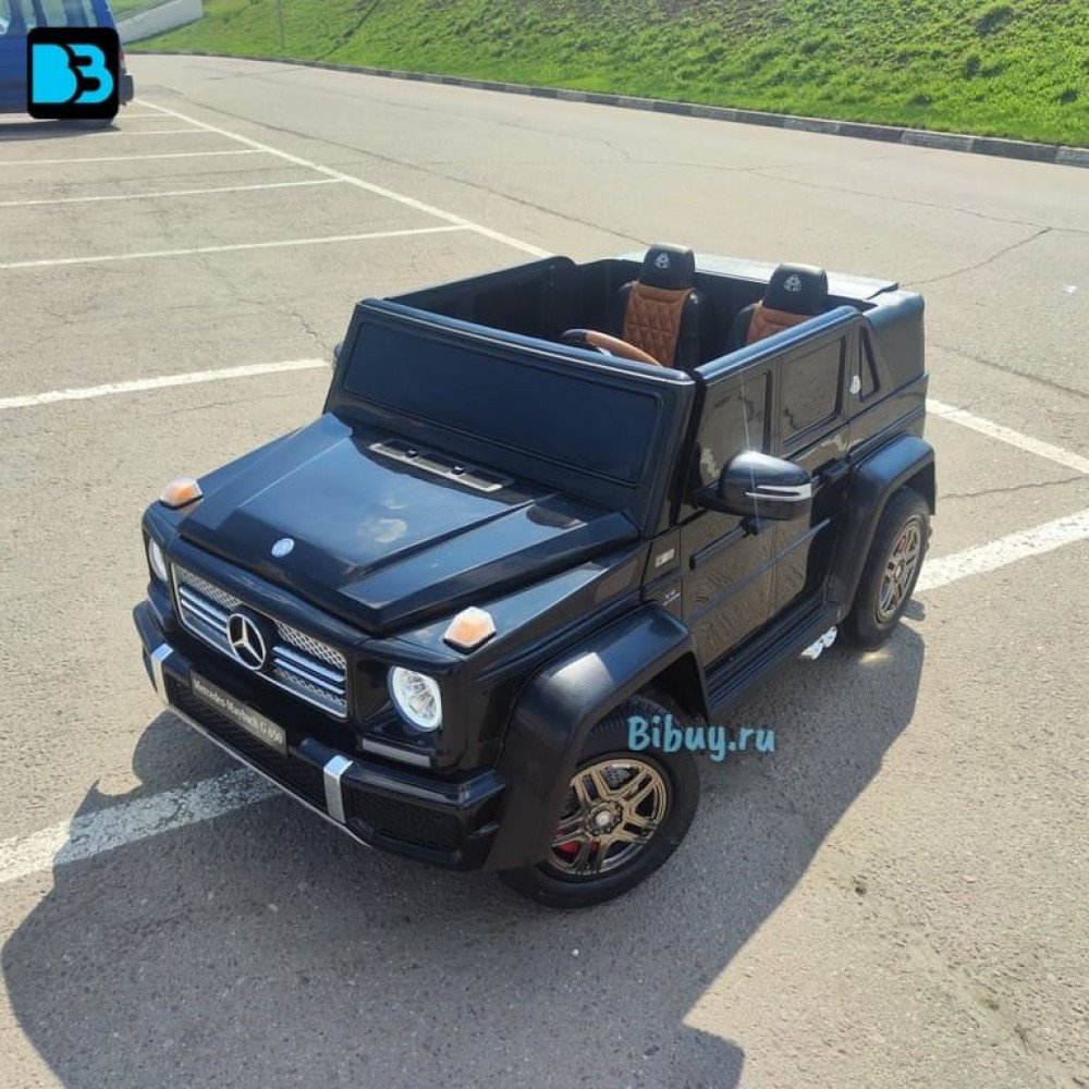 Большой электромобиль Mercedes-Maybach G650 Landaulet (M999MM) черный
