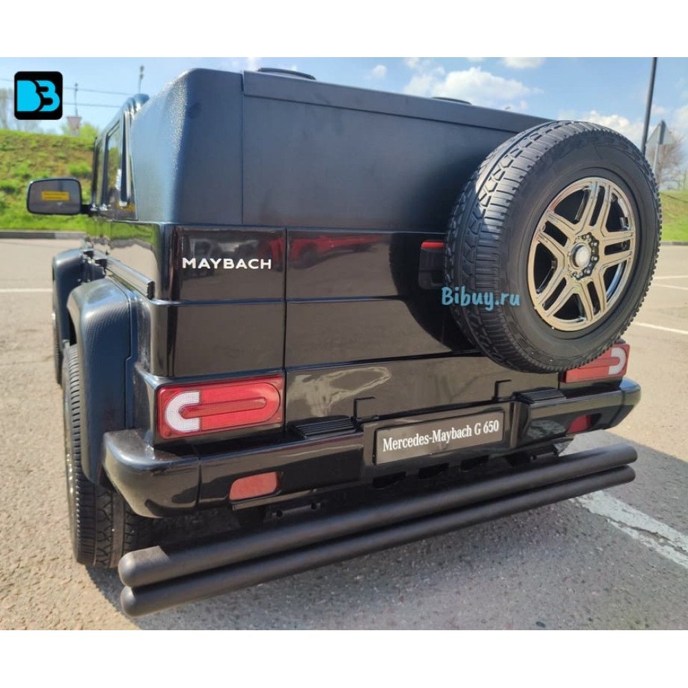 Большой электромобиль Mercedes-Maybach G650 Landaulet (M999MM) черный