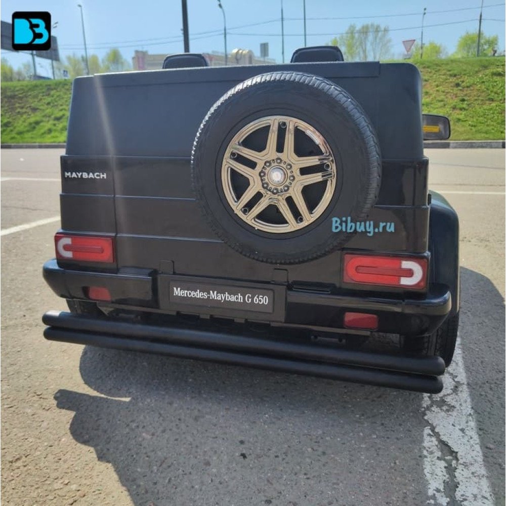 Большой электромобиль Mercedes-Maybach G650 Landaulet (M999MM) черный