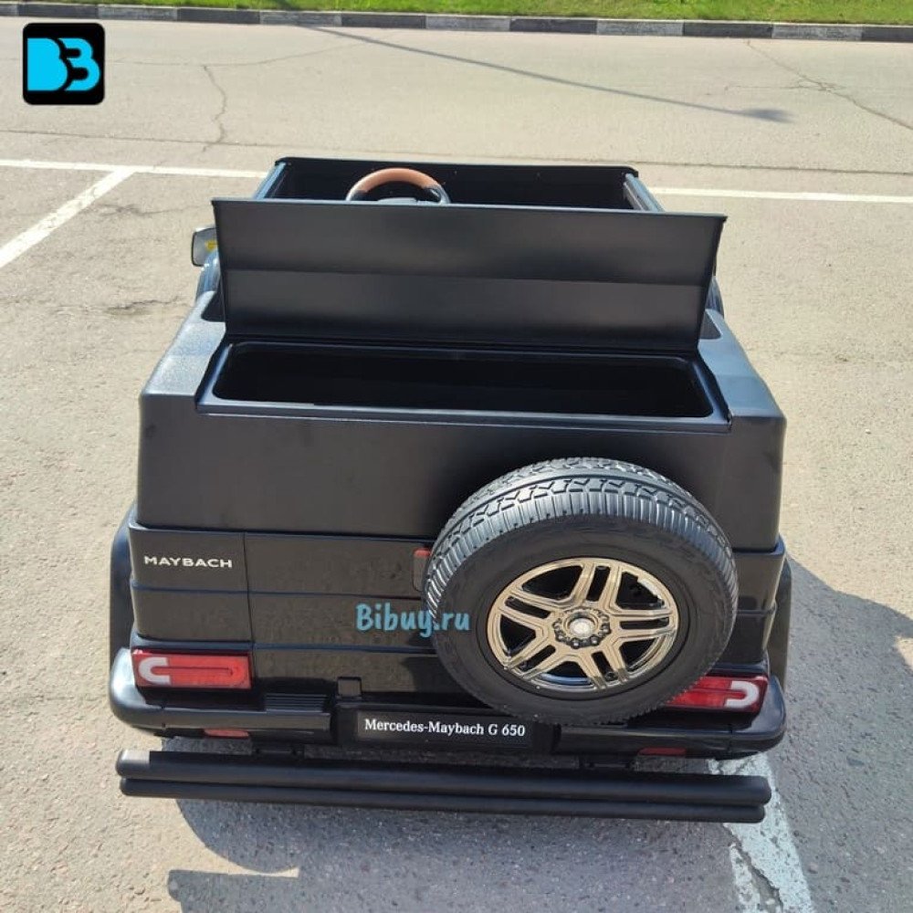 Большой электромобиль Mercedes-Maybach G650 Landaulet (M999MM) черный