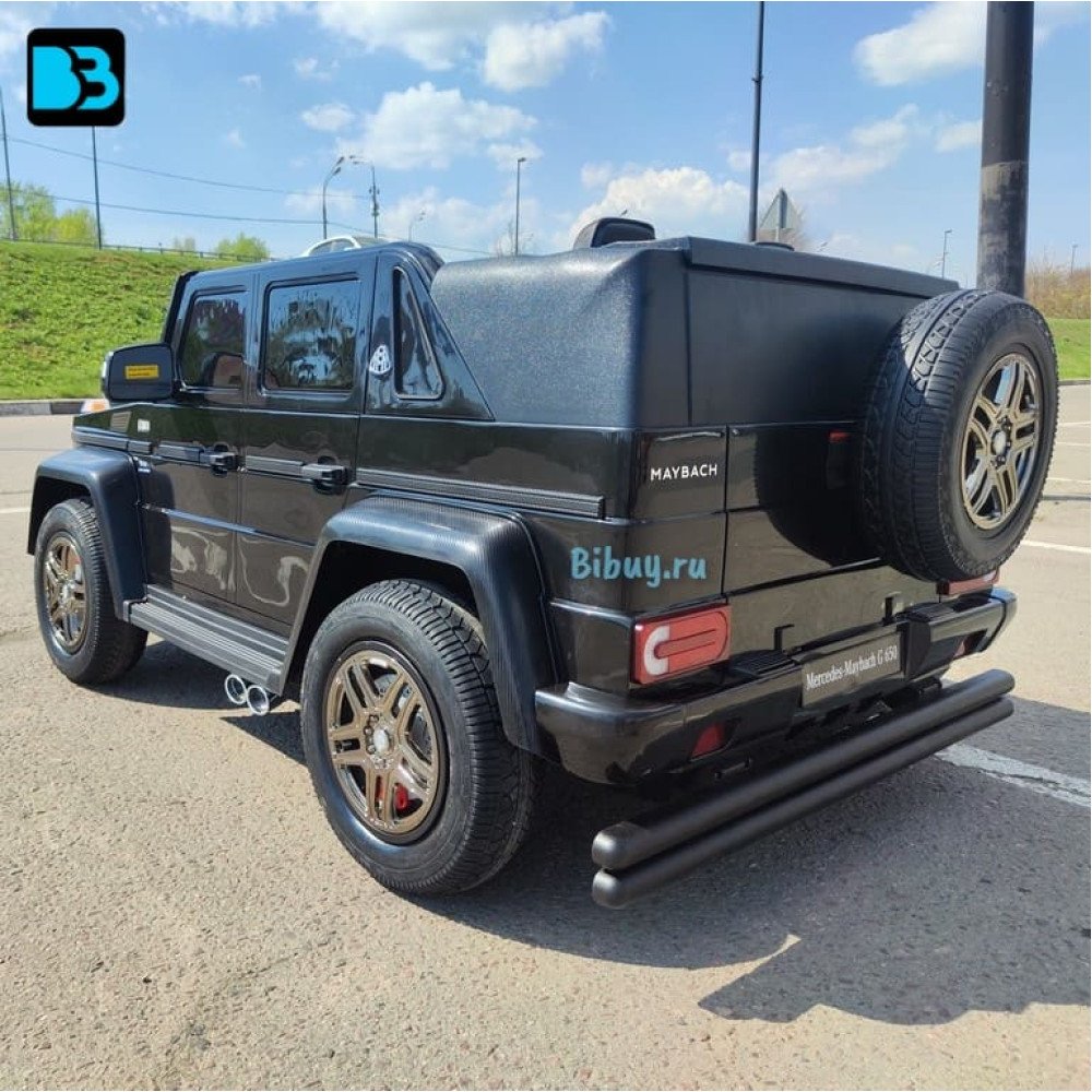 Большой электромобиль Mercedes-Maybach G650 Landaulet (M999MM) черный