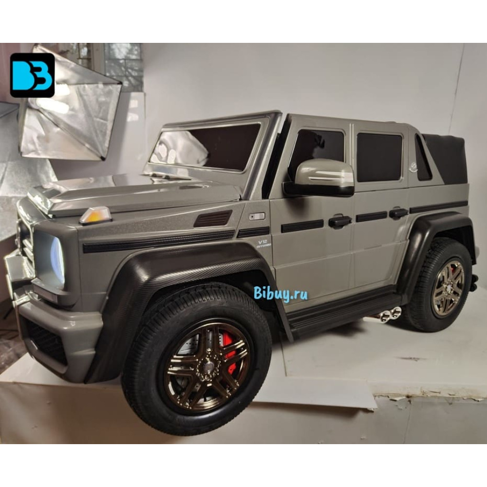 Детский электромобиль Mercedes-Maybach G650 Landaulet (M999MM) серый