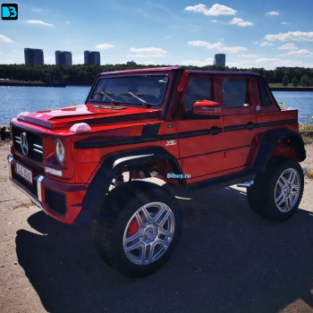 Детский электромобиль Mercedes Benz Maybach G 650 Красный краска