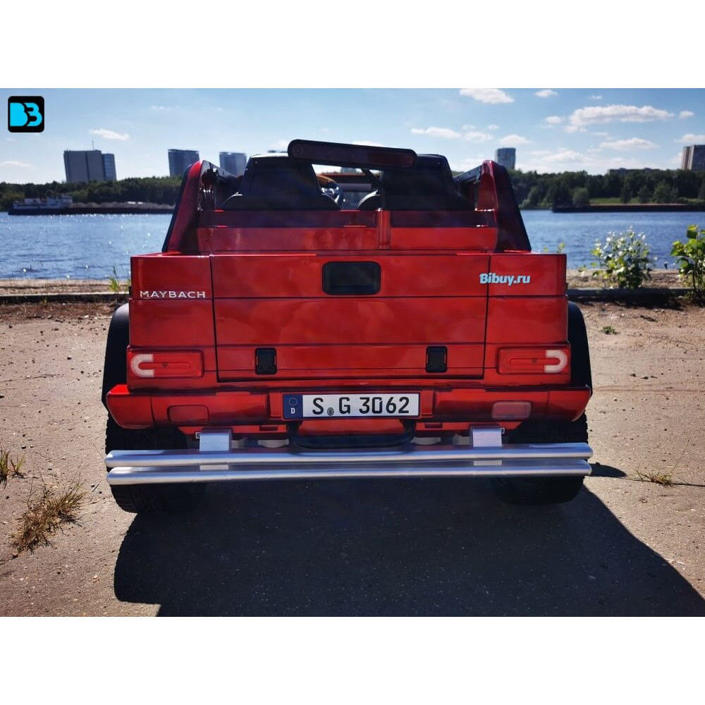 Детский электромобиль Mercedes Benz Maybach G 650 Красный краска