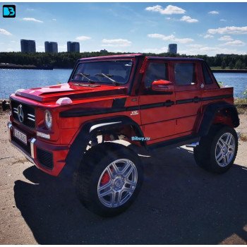 Детский электромобиль Mercedes Benz Maybach G 650 Красный краска