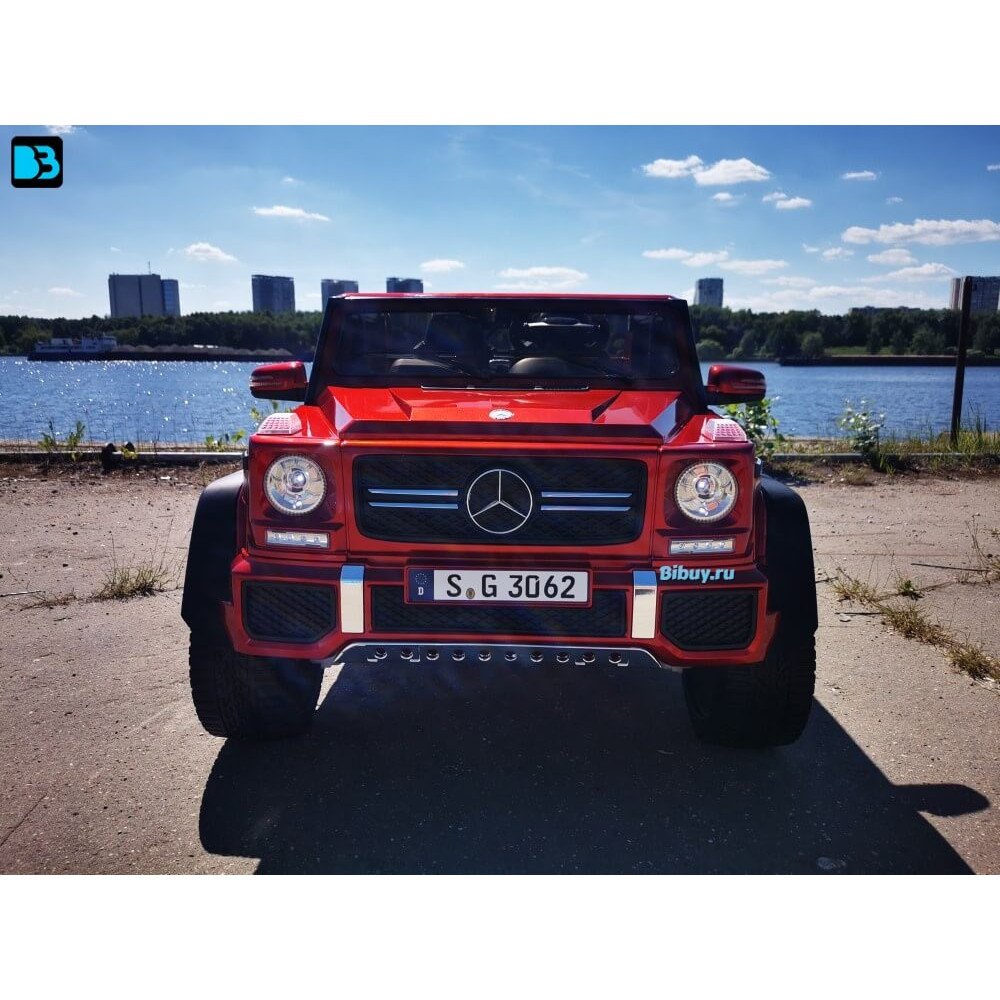 Детский электромобиль Mercedes Benz Maybach G 650 Красный краска