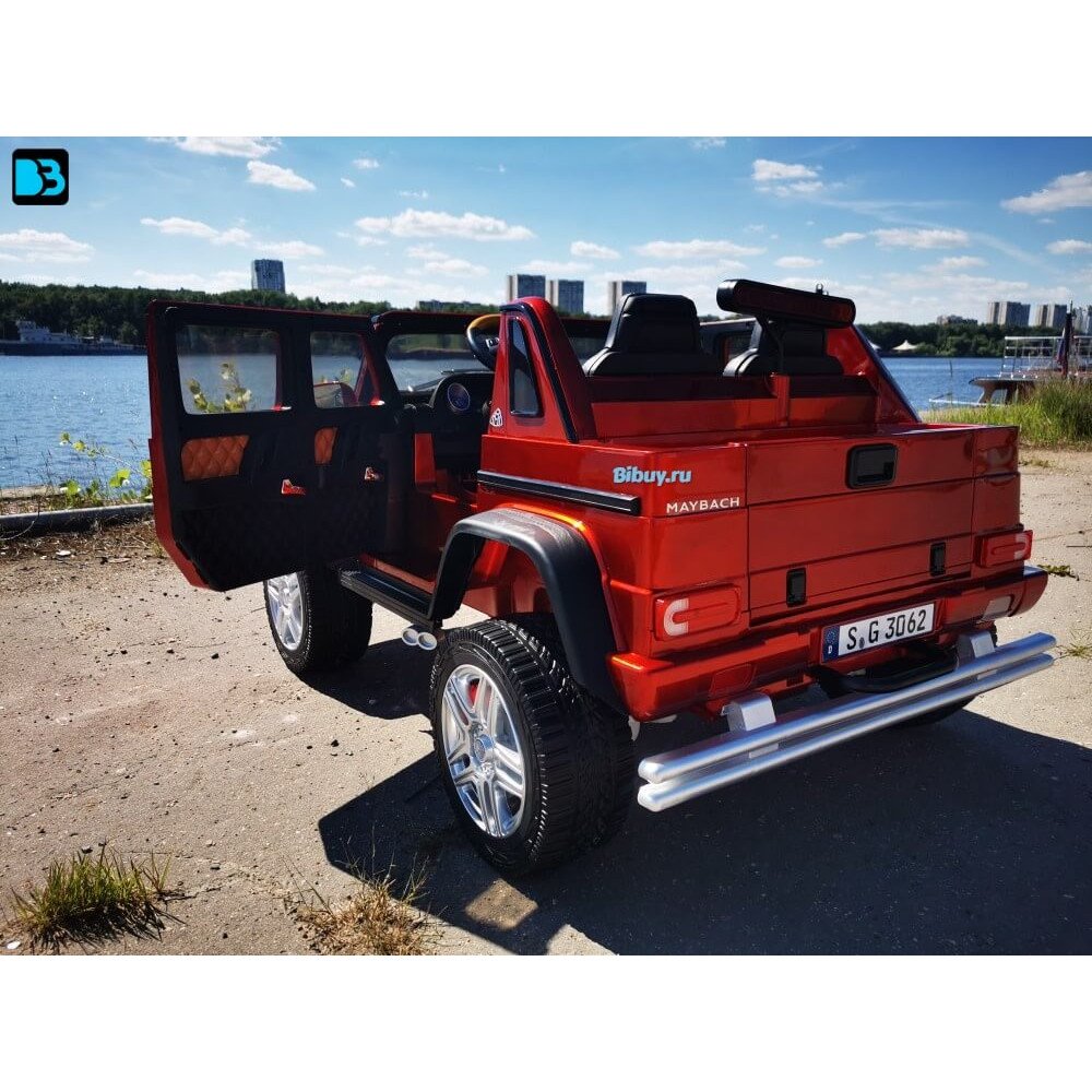 Детский электромобиль Mercedes Benz Maybach G 650 Красный краска