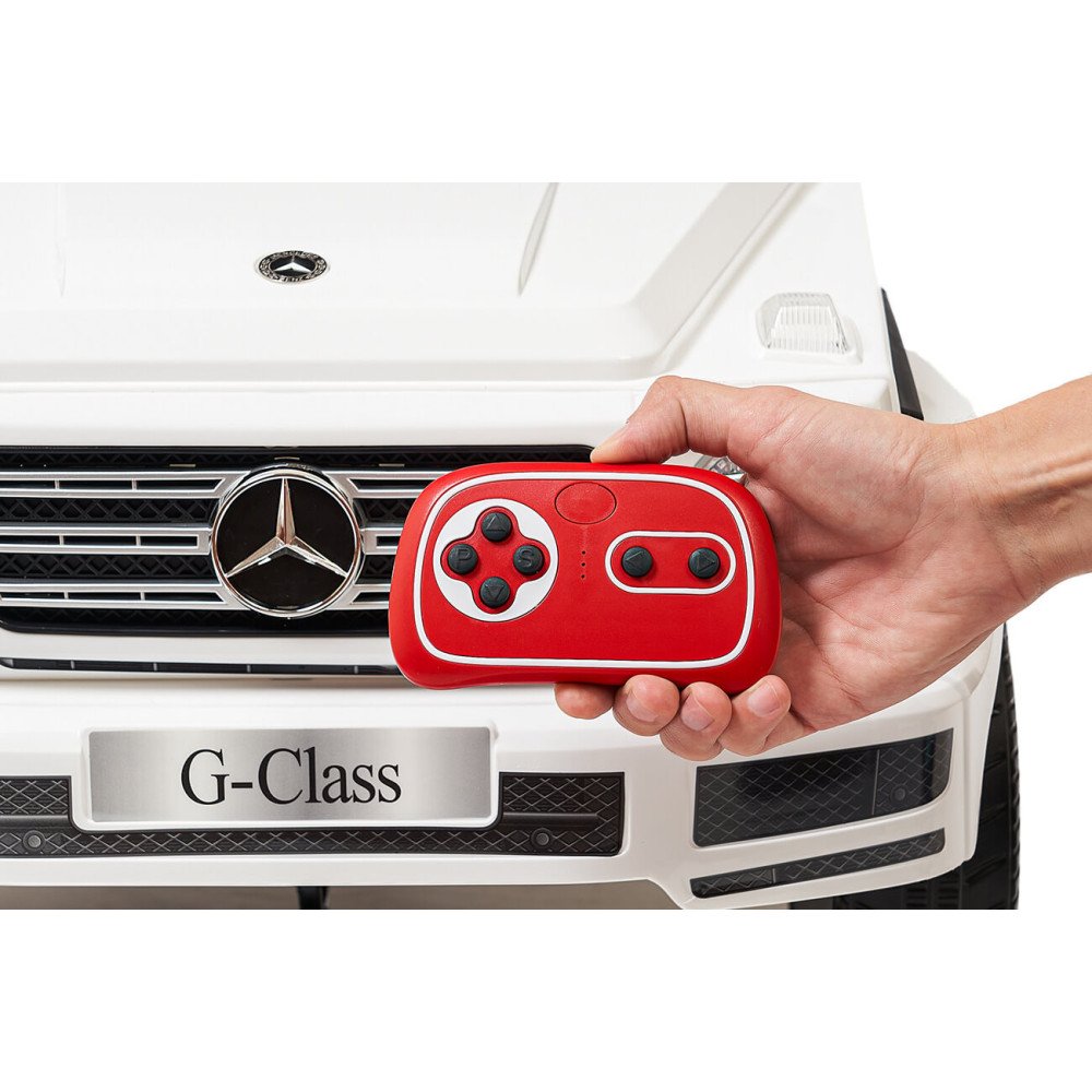 Электромобиль Mercedes Benz G500 Белый с пультом