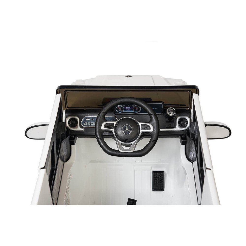 Электромобиль Mercedes Benz G500 Белый с пультом