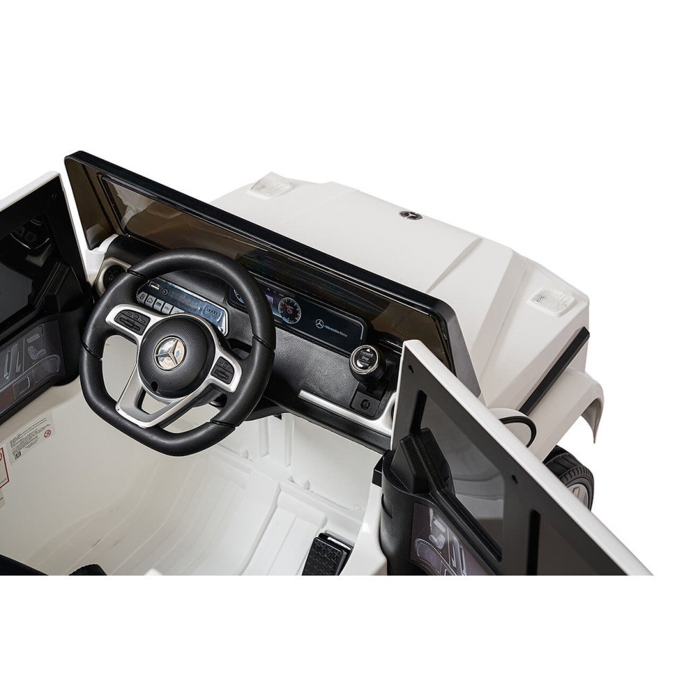 Электромобиль Mercedes Benz G500 Белый с пультом