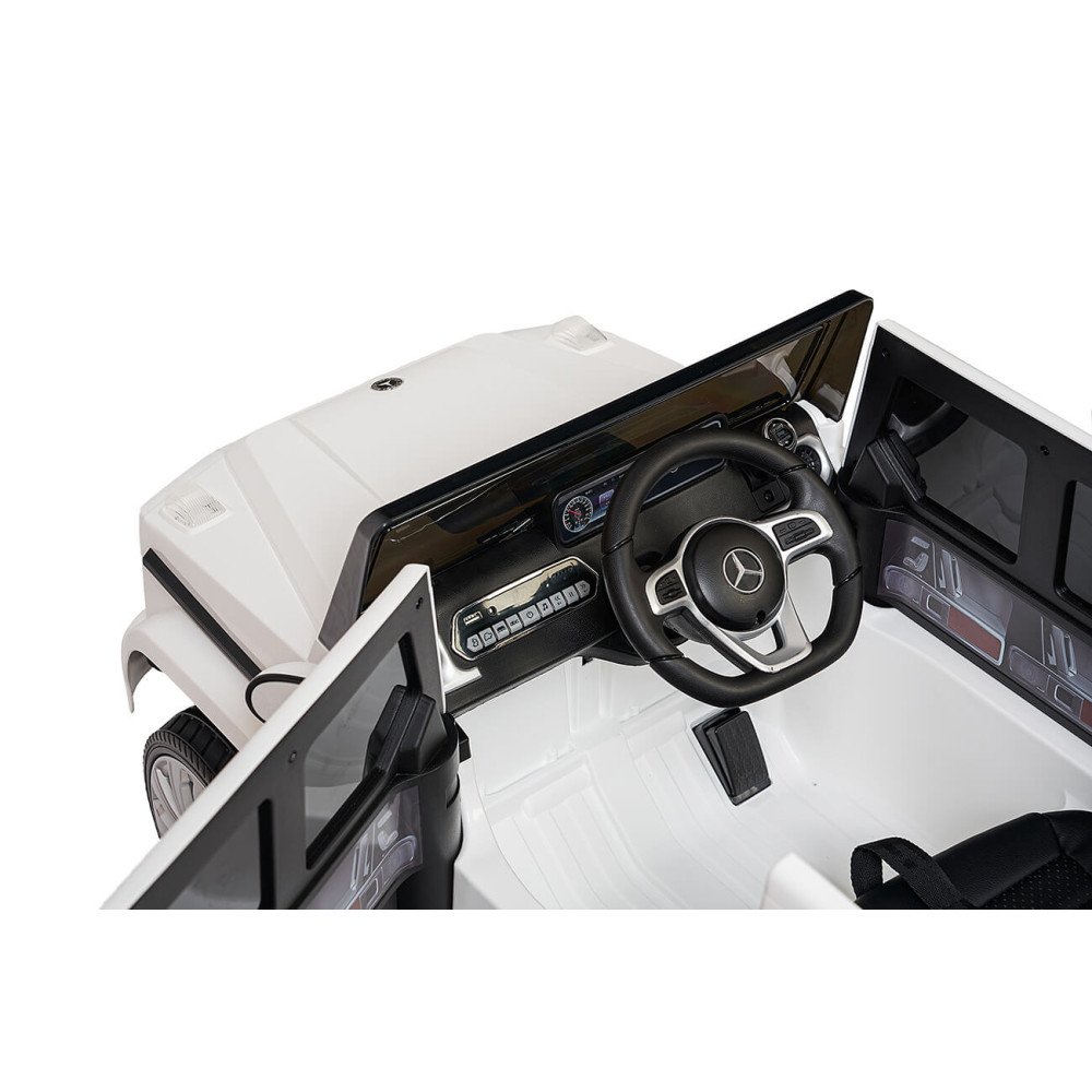 Электромобиль Mercedes Benz G500 Белый с пультом