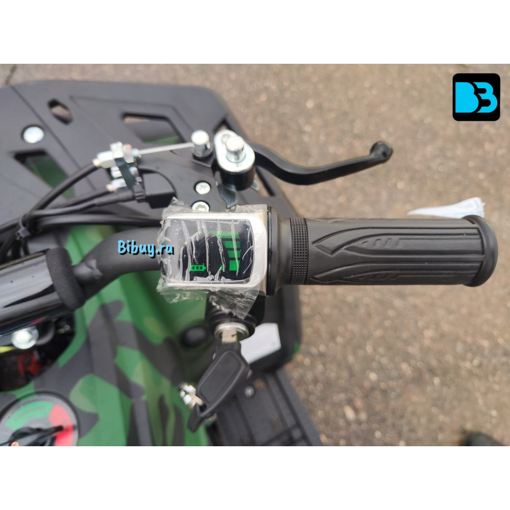 Мощный электроквадроцикл MIKA LUX зеленый камуфляж