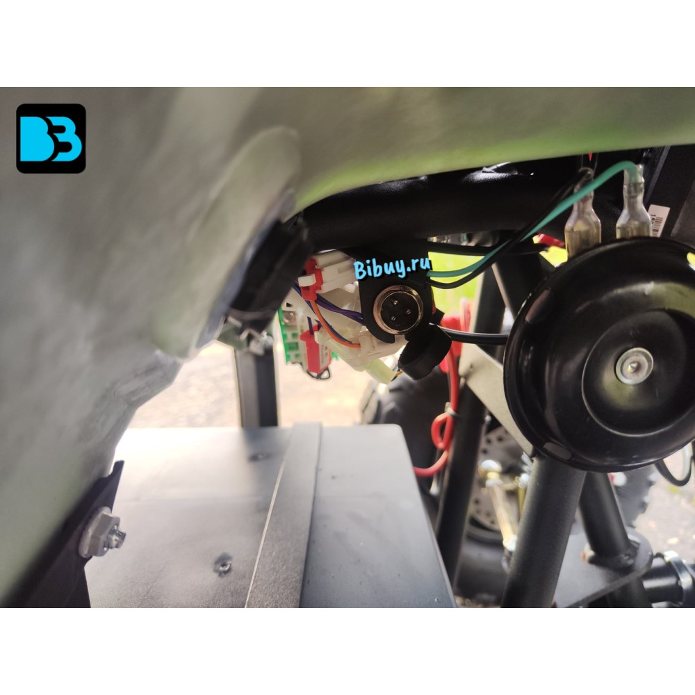 Мощный электроквадроцикл MIKA LUX зеленый камуфляж