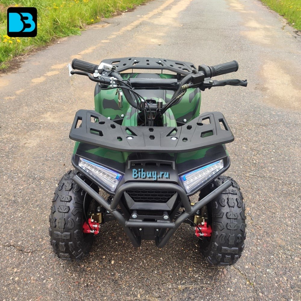 Мощный электроквадроцикл MIKA LUX зеленый камуфляж