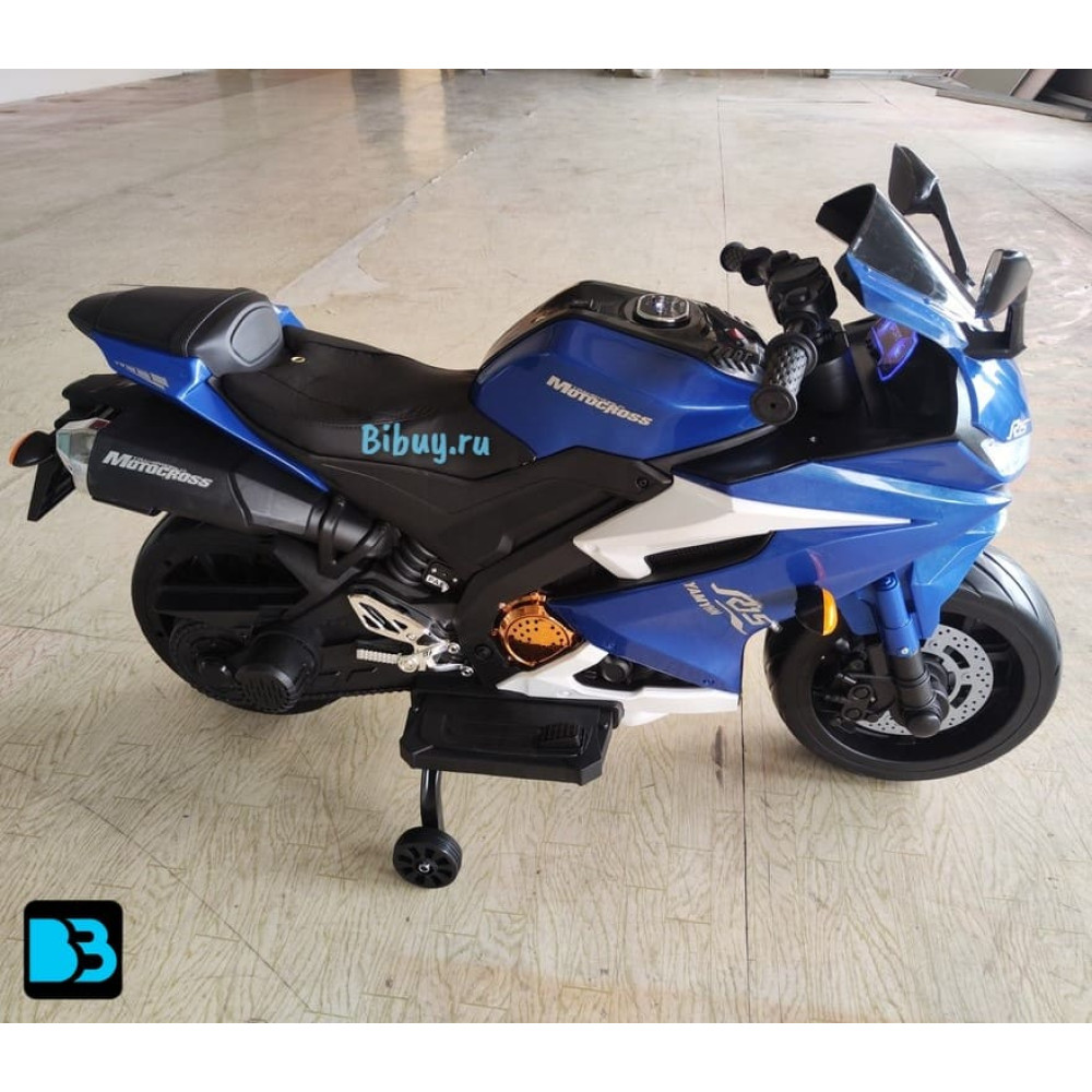 Детский электромобиль мотоцикл Yamaha R15-BLUE