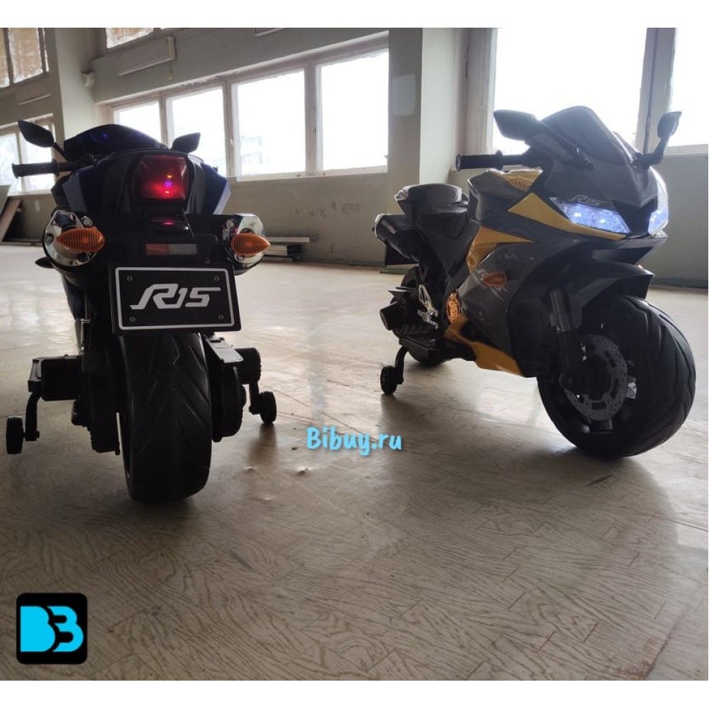 Детский электромобиль мотоцикл Yamaha R15-BLUE