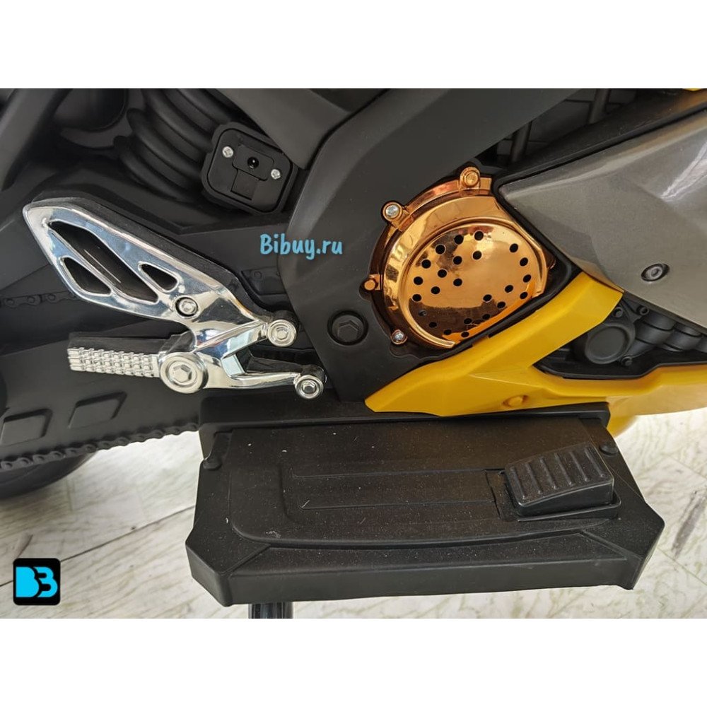 Детский электромобиль мотоцикл Yamaha R15-YELLOW