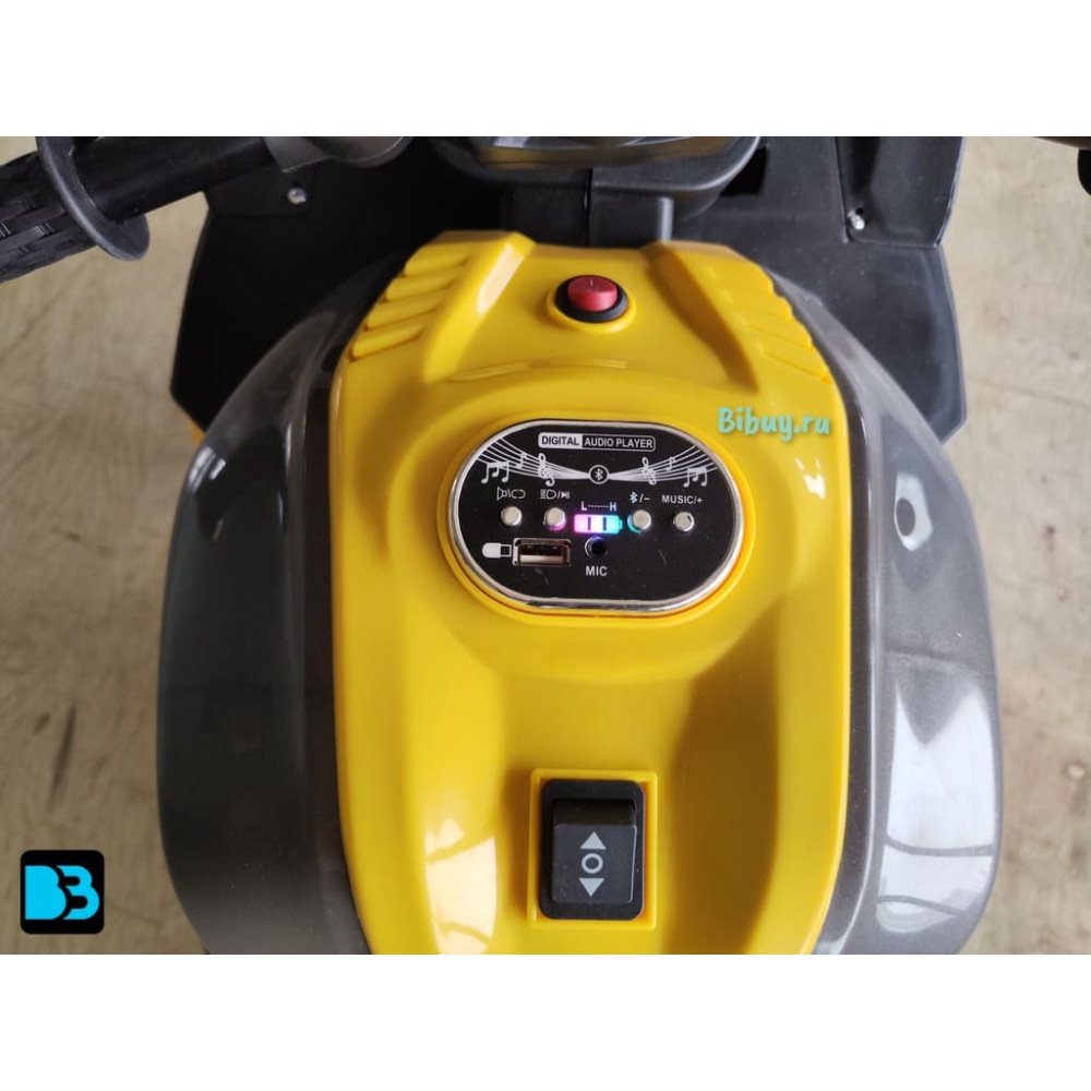 Детский электромобиль мотоцикл Yamaha R15-YELLOW