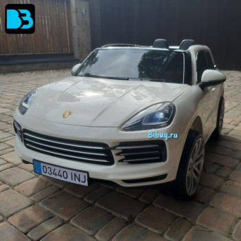 Детский электромобиль Porsche Cayenne JJ2128 Белый