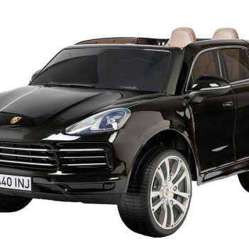 Детский электромобиль джип Porsche Cayenne JJ2128 Черный с пультом