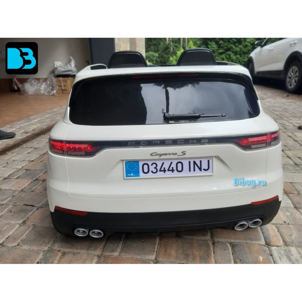 Детский электромобиль Porsche Cayenne JJ2128 Белый